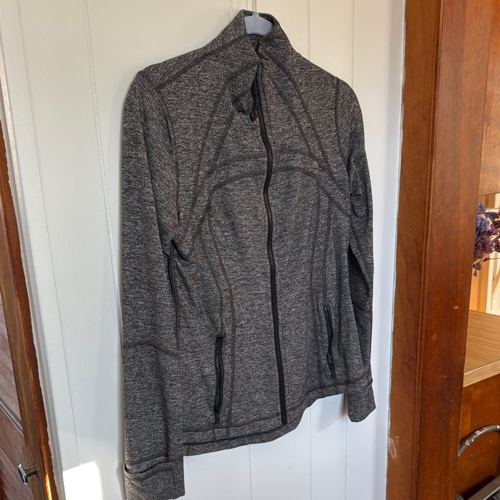 Lulu Lemon Gray Full-Zip Jacket